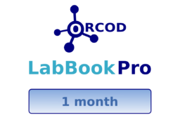 1 month ORCOD LabBook Pro license for Personal Use or Academia