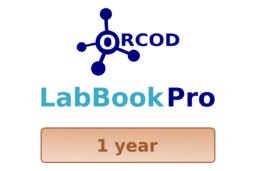 1 year ORCOD LabBook Pro license for Personal Use or Academia